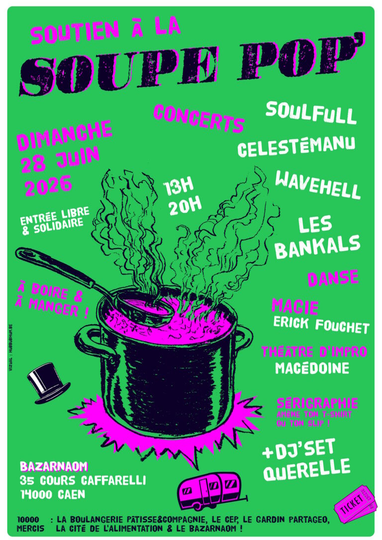 Lire la suite à propos de l’article Dim. 28.06 | Journée de soutien à la Soupe Pop&rsquo;