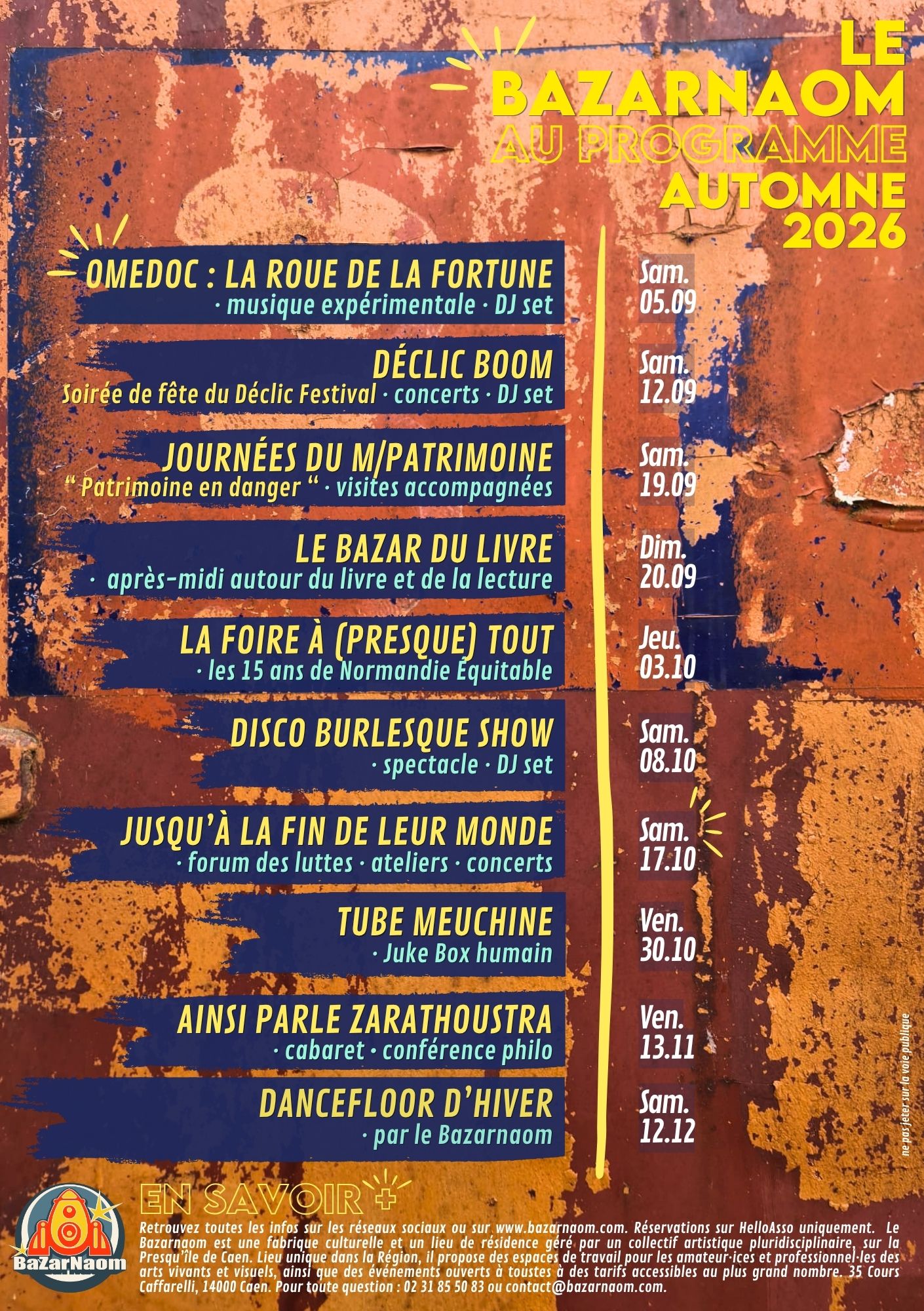 You are currently viewing Saison Automne 2026