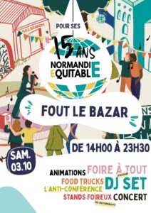 Sam. 03.10 | Normandie Equitable fout le bazar !