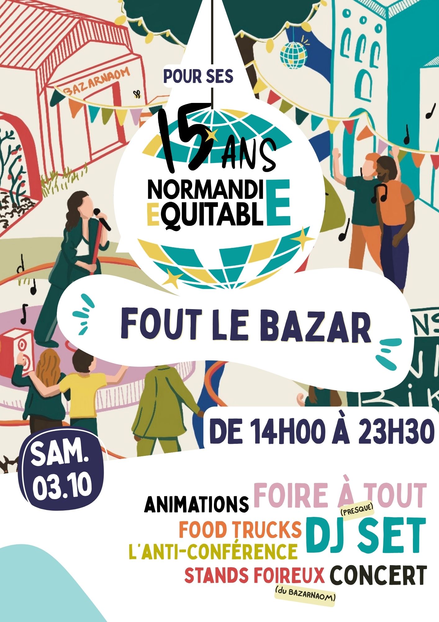 You are currently viewing Sam. 03.10 | Normandie Equitable fout le bazar !